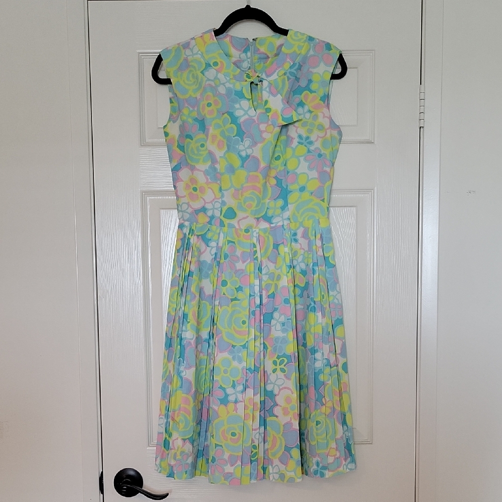 Pastel Floral Midi Dress
